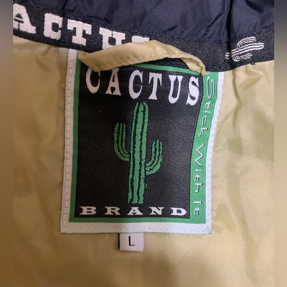 Cactus Black insulated western Vest XL - Picture 3 of 4